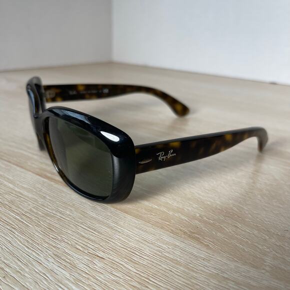 Ray-Ban JACKIE OHH RB4101 710 Cat Eye Tortoise Italy FRAMES ONLY 58-17-135 - Picture 3 of 8